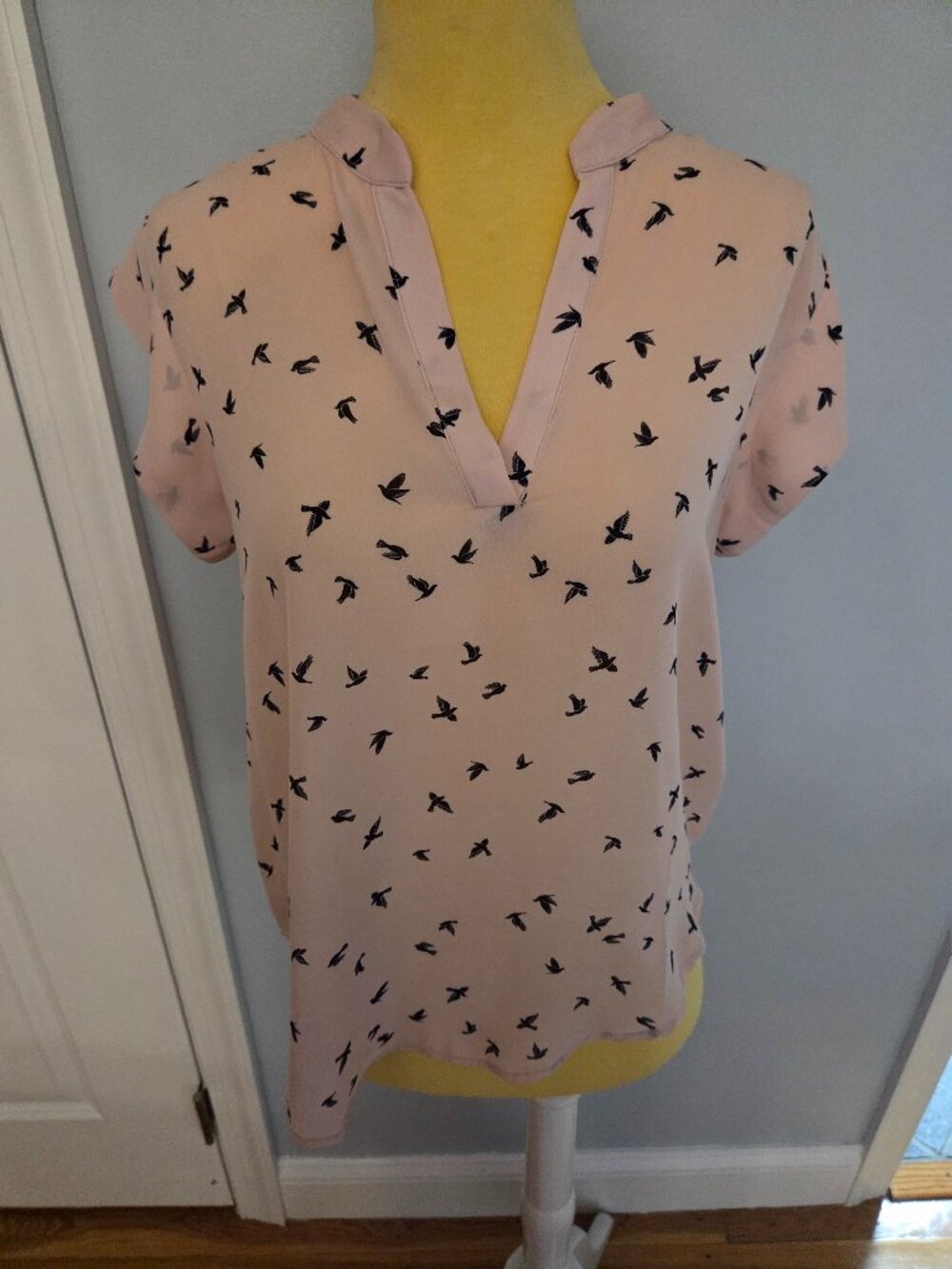 S.R. Bird Pattern Blouse